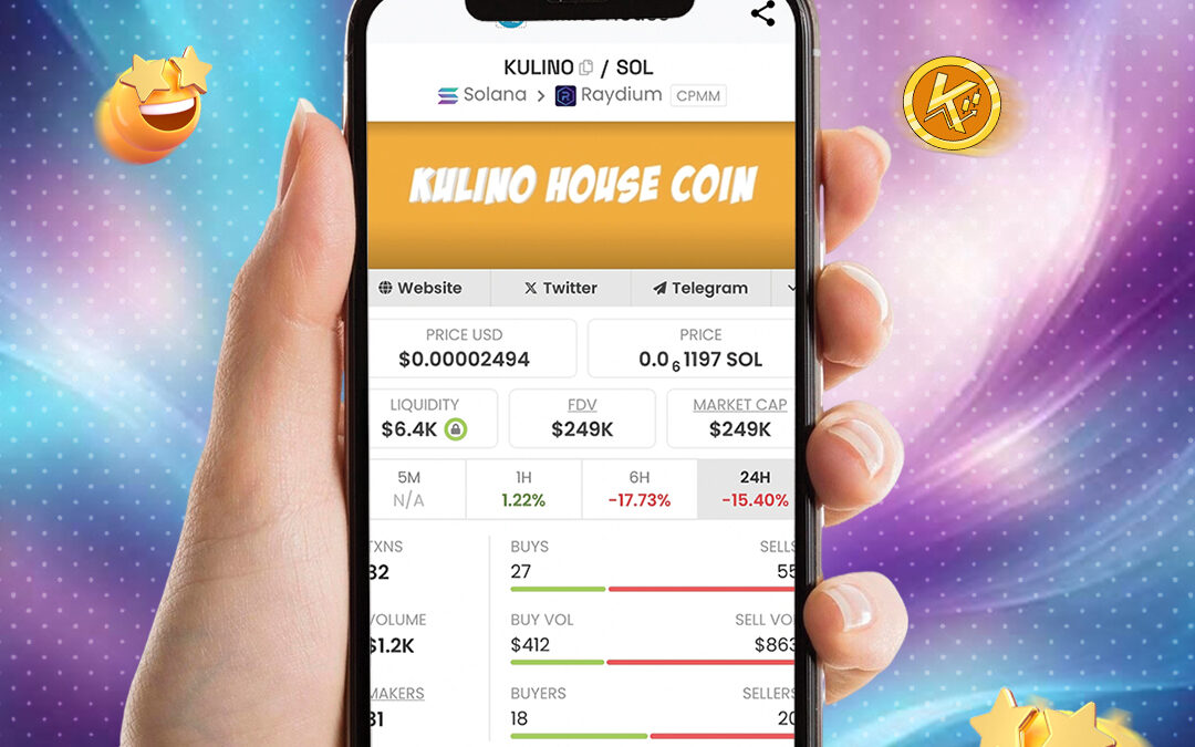 Kulino House Coin Now Updated on Dexscreener: A Strategic Step Toward Transparency and Community Growth